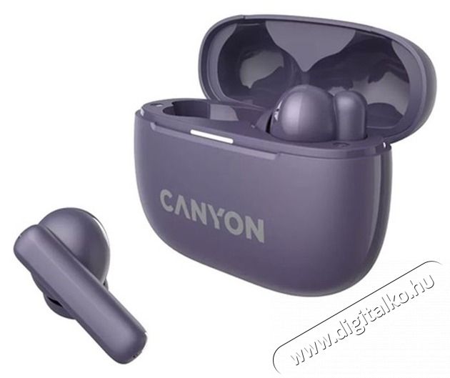 Canyon TWS-10 True Wireless Bluetooth lila f&uuml;lhallgat&oacute; Audio-Video / Hifi / Multim&eacute;dia - F&uuml;l &eacute;s Fejhallgat&oacute;k - F&uuml;lhallgat&oacute; - 507786