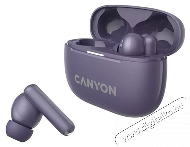 Canyon TWS-10 True Wireless Bluetooth lila f&uuml;lhallgat&oacute; Audio-Video / Hifi / Multim&eacute;dia - F&uuml;l &eacute;s Fejhallgat&oacute;k - F&uuml;lhallgat&oacute; - 507786