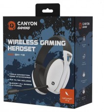 Canyon EGO GH-13 feh&eacute;r-fekete 7.1 gamer headset Audio-Video / Hifi / Multim&eacute;dia - F&uuml;l &eacute;s Fejhallgat&oacute;k - Fejhallgat&oacute; mikrofonnal / headset - 508965