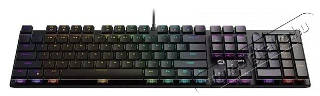 Canyon GK-55 HU Cometstrike US fekete vezet&eacute;kes mechanikus billentyűzet Iroda &eacute;s sz&aacute;m&iacute;t&aacute;stechnika - Billentyűzet / billentyűzet szett - Vezet&eacute;kes - 508963