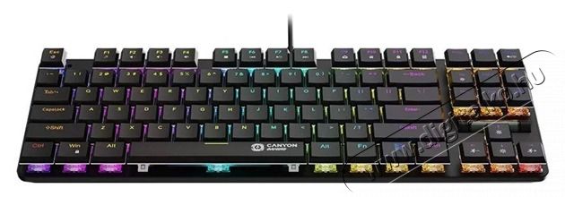 Canyon TKL GK-50 HU Cometstrike fekete vezet&eacute;kes mechanikus billentyűzet Iroda &eacute;s sz&aacute;m&iacute;t&aacute;stechnika - Billentyűzet / billentyűzet szett - Vezet&eacute;kes - 509028