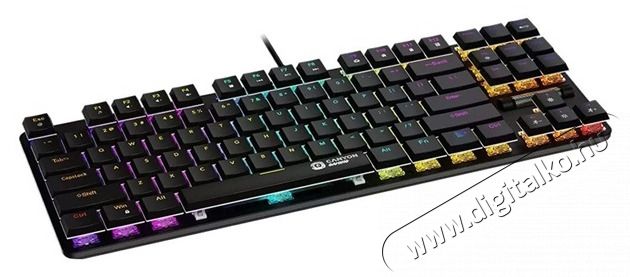 Canyon TKL GK-50 HU Cometstrike fekete vezet&eacute;kes mechanikus billentyűzet Iroda &eacute;s sz&aacute;m&iacute;t&aacute;stechnika - Billentyűzet / billentyűzet szett - Vezet&eacute;kes - 509028