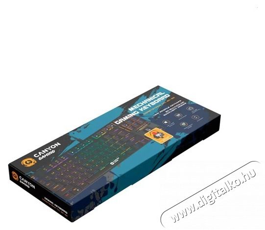 Canyon TKL GK-50 HU Cometstrike fekete vezet&eacute;kes mechanikus billentyűzet Iroda &eacute;s sz&aacute;m&iacute;t&aacute;stechnika - Billentyűzet / billentyűzet szett - Vezet&eacute;kes - 509028