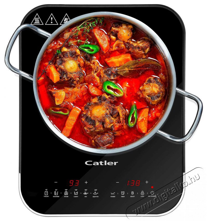 Catler IH 4010 indukci&oacute;s főzőlap Konyhai term&eacute;kek - S&uuml;tő-főzőlap, tűzhely (szabadon&aacute;ll&oacute;) - Indukci&oacute;s főzőlap (szabadon&aacute;ll&oacute;) - 493929