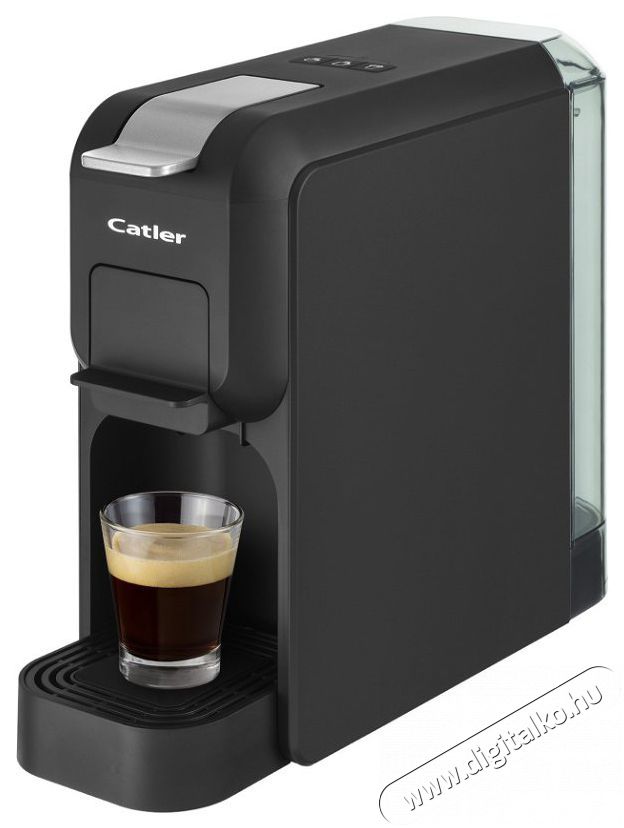 Catler ES 721 Porto Kapszul&aacute;s k&aacute;v&eacute;főző fekete Konyhai term&eacute;kek - K&aacute;v&eacute;főző / k&aacute;v&eacute;&ouml;rlő / kieg&eacute;sz&iacute;tő - Kapszul&aacute;s / podos k&aacute;v&eacute;főző - 495277