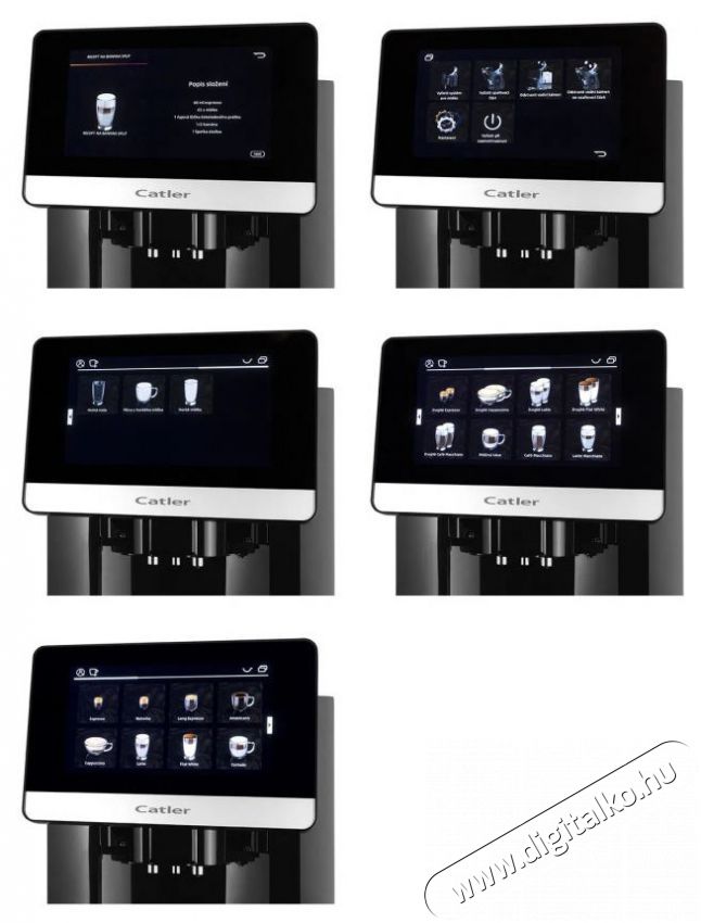 Catler EA 850 Espresso Konyhai term&eacute;kek - K&aacute;v&eacute;főző / k&aacute;v&eacute;&ouml;rlő / kieg&eacute;sz&iacute;tő - Automata k&aacute;v&eacute;főző - 503669