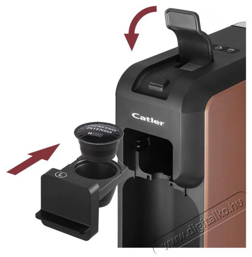 Catler ES 701 Porto BH Konyhai term&eacute;kek - K&aacute;v&eacute;főző / k&aacute;v&eacute;&ouml;rlő / kieg&eacute;sz&iacute;tő - Kapszul&aacute;s / podos k&aacute;v&eacute;főző - 503667