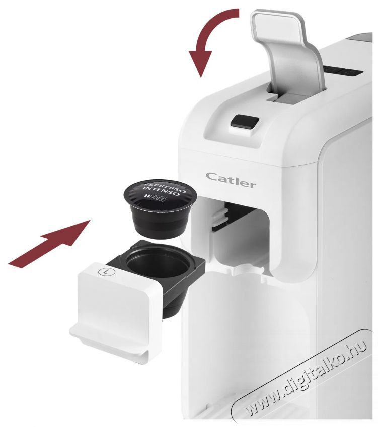 Catler ES 702 Porto W Konyhai term&eacute;kek - K&aacute;v&eacute;főző / k&aacute;v&eacute;&ouml;rlő / kieg&eacute;sz&iacute;tő - Kapszul&aacute;s / podos k&aacute;v&eacute;főző - 503668