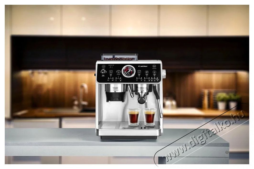 Catler ES 910 Eszpressz&oacute; k&aacute;v&eacute;főző Konyhai term&eacute;kek - K&aacute;v&eacute;főző / k&aacute;v&eacute;&ouml;rlő / kieg&eacute;sz&iacute;tő - Pressz&oacute; k&aacute;v&eacute;főző - 503675