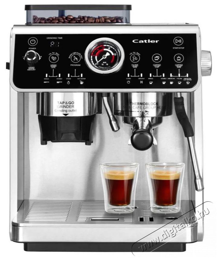 Catler ES 910 Eszpressz&oacute; k&aacute;v&eacute;főző Konyhai term&eacute;kek - K&aacute;v&eacute;főző / k&aacute;v&eacute;&ouml;rlő / kieg&eacute;sz&iacute;tő - Pressz&oacute; k&aacute;v&eacute;főző - 503675