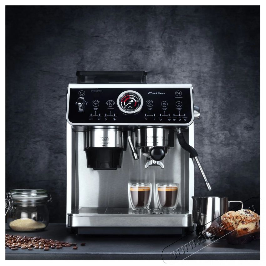 Catler ES 910 Eszpressz&oacute; k&aacute;v&eacute;főző Konyhai term&eacute;kek - K&aacute;v&eacute;főző / k&aacute;v&eacute;&ouml;rlő / kieg&eacute;sz&iacute;tő - Pressz&oacute; k&aacute;v&eacute;főző - 503675
