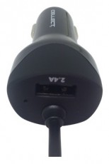Cellect 2,4A Univerz&aacute;lis Micro USB aut&oacute;s t&ouml;ltő + 1x USB aljzat Aut&oacute;hifi / Aut&oacute; felszerel&eacute;s - Aut&oacute;s t&ouml;ltő / szivargy&uacute;jt&oacute; adapter - 385569