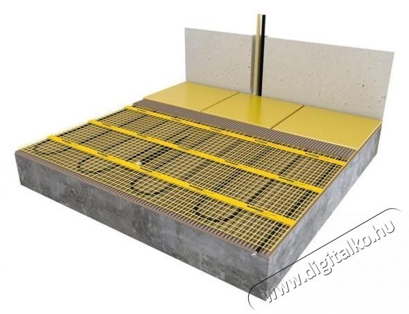 C&F Technics elektromos fűtőszőnyeg padl&oacute;fűt&eacute;shez, 1500W + Digit&aacute;lis padl&oacute;&eacute;rz&eacute;kelős termoszt&aacute;t, 10 m&sup2; H&aacute;ztart&aacute;s / Otthon / K&uuml;lt&eacute;r - Fűt&eacute;s - Hősug&aacute;rz&oacute; / fűtőtest - 536289