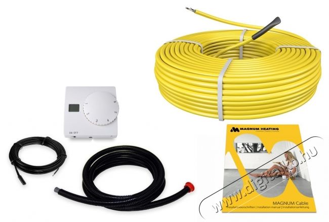C&F Technics padl&oacute;burkolat al&aacute; telep&iacute;thető fűt&eacute;scső, (17W) 300W + Anal&oacute;g padl&oacute;&eacute;rz&eacute;kelős termoszt&aacute;t MTH 811, 17.6 m H&aacute;ztart&aacute;s / Otthon / K&uuml;lt&eacute;r - Fűt&eacute;s - Hősug&aacute;rz&oacute; / fűtőtest - 536295