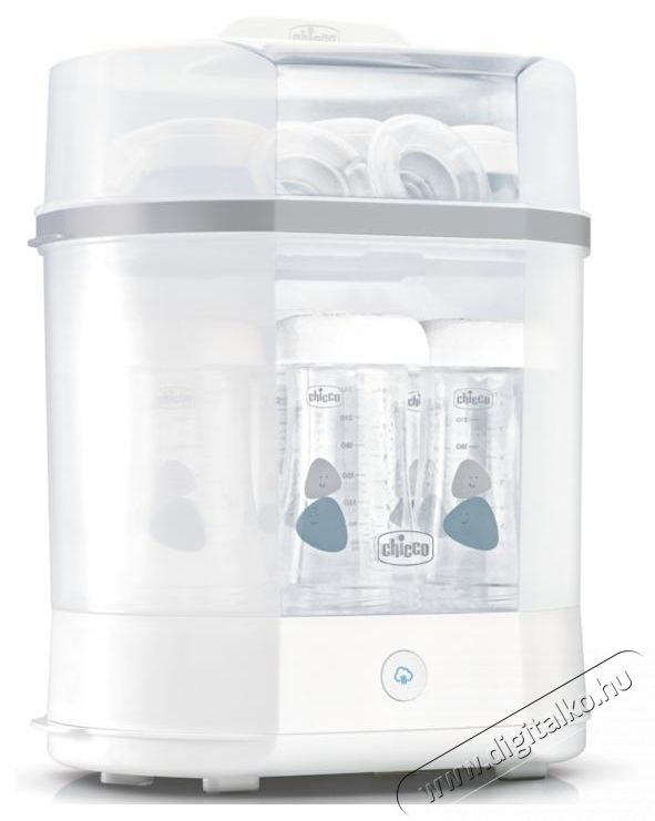 Chicco 3 in 1 Steril Natural Elektromos gőzsteriliz&aacute;tor, Feh&eacute;r Sz&eacute;ps&eacute;g&aacute;pol&aacute;s / Eg&eacute;szs&eacute;g - Baba mama term&eacute;k - Steriliz&aacute;l&oacute; - 533172