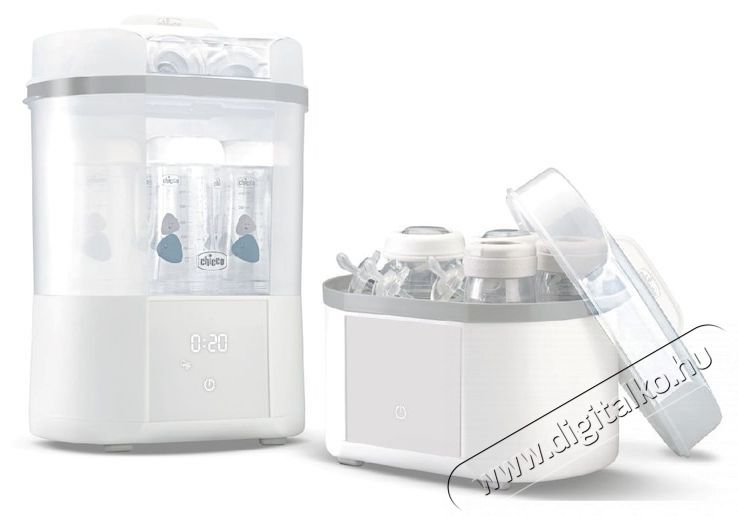 Chicco Digit&aacute;lis elektromos steriliz&aacute;l&oacute; &eacute;s sz&aacute;r&iacute;t&oacute;, Palackokhoz &eacute;s kis kieg&eacute;sz&iacute;tőkh&ouml;z Sz&eacute;ps&eacute;g&aacute;pol&aacute;s / Eg&eacute;szs&eacute;g - Baba mama term&eacute;k - Steriliz&aacute;l&oacute; - 533173