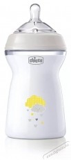 Chicco Natural Feeling PP cumis&uuml;veg szilikon cumival, 330 ml, Uniszex, 6 h&oacute;nap+, 0% BPA Sz&eacute;ps&eacute;g&aacute;pol&aacute;s / Eg&eacute;szs&eacute;g - Baba mama term&eacute;k - Cumis&uuml;veg / cumi / etet&eacute;s kieg&eacute;sz&iacute;tő - 533171