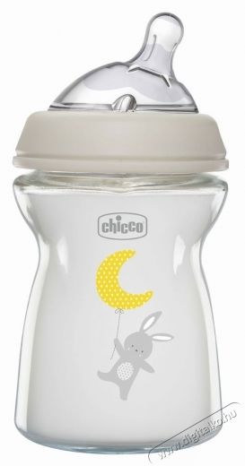 Chicco Natural Feeling &uuml;veg cumis&uuml;veg, 250 ml, 0 h&oacute;nap+ Sz&eacute;ps&eacute;g&aacute;pol&aacute;s / Eg&eacute;szs&eacute;g - Baba mama term&eacute;k - Cumis&uuml;veg / cumi / etet&eacute;s kieg&eacute;sz&iacute;tő - 533169
