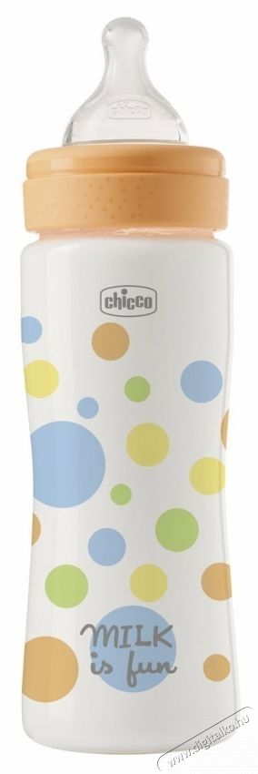Chicco Perfect Easy cumis&uuml;veg, 330 ml, PP, Szilikon cumi, Gyors foly&aacute;s&uacute;, Fi&uacute;knak, 4 h&oacute;nap+ Sz&eacute;ps&eacute;g&aacute;pol&aacute;s / Eg&eacute;szs&eacute;g - Baba mama term&eacute;k - Cumis&uuml;veg / cumi / etet&eacute;s kieg&eacute;sz&iacute;tő - 533166