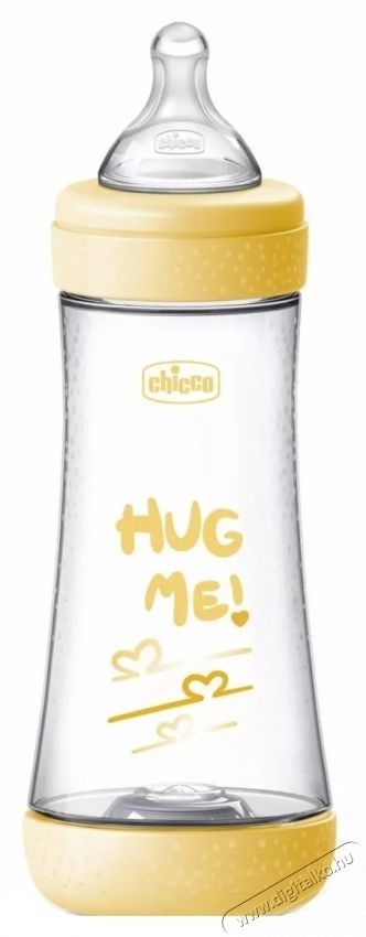Chicco Perfect5 Anti-Colic cumis&uuml;veg, 300 ml, PP, szilikon, lass&uacute; &aacute;raml&aacute;s, Unisex, 4+ h&oacute;napos korig Sz&eacute;ps&eacute;g&aacute;pol&aacute;s / Eg&eacute;szs&eacute;g - Baba mama term&eacute;k - Cumis&uuml;veg / cumi / etet&eacute;s kieg&eacute;sz&iacute;tő - 533162