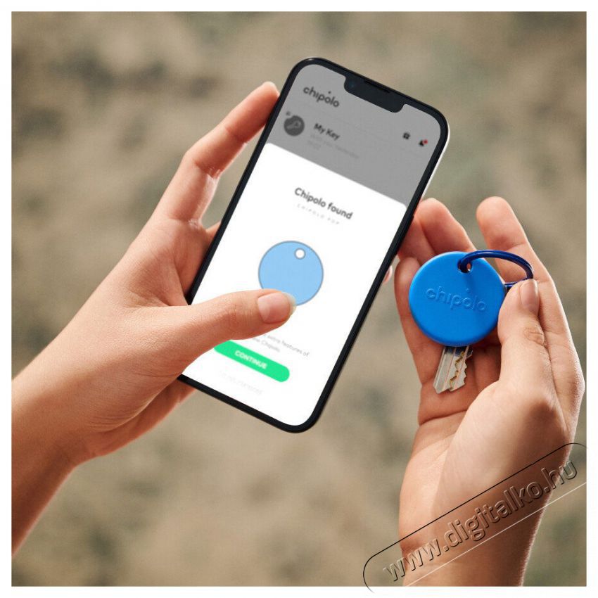 Chipolo POP Bluetooth lok&aacute;tor, k&eacute;k Mobil / Kommunik&aacute;ci&oacute; / Smart - Okos eszk&ouml;z - Egy&eacute;b okos eszk&ouml;z - 528913