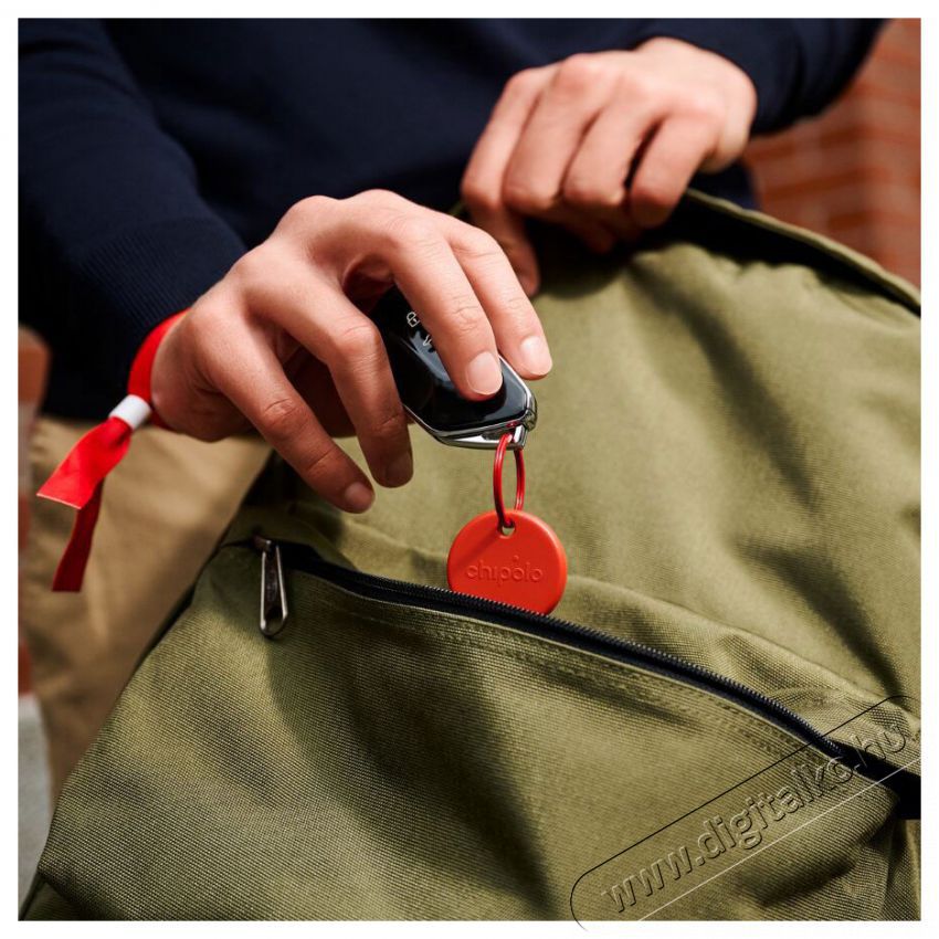 Chipolo POP Bluetooth lok&aacute;tor, piros Mobil / Kommunik&aacute;ci&oacute; / Smart - Okos eszk&ouml;z - Egy&eacute;b okos eszk&ouml;z - 528914