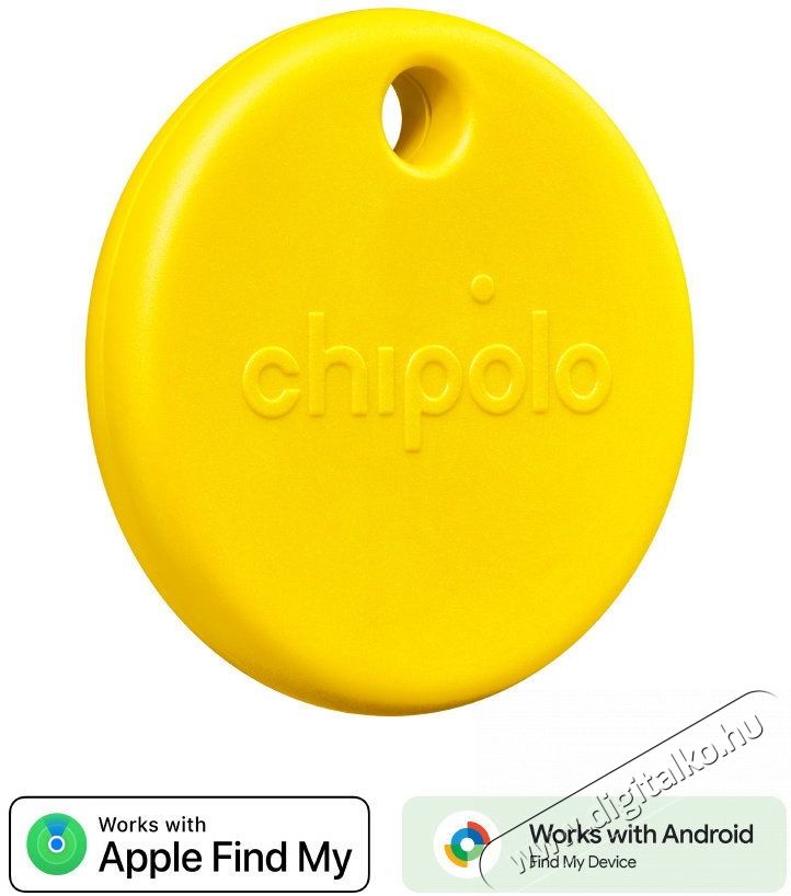 Chipolo POP Bluetooth lok&aacute;tor, s&aacute;rga Mobil / Kommunik&aacute;ci&oacute; / Smart - Okos eszk&ouml;z - Egy&eacute;b okos eszk&ouml;z - 528915