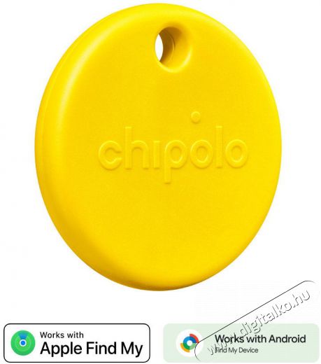Chipolo POP Bluetooth lok&aacute;tor, s&aacute;rga Mobil / Kommunik&aacute;ci&oacute; / Smart - Okos eszk&ouml;z - Egy&eacute;b okos eszk&ouml;z - 528915