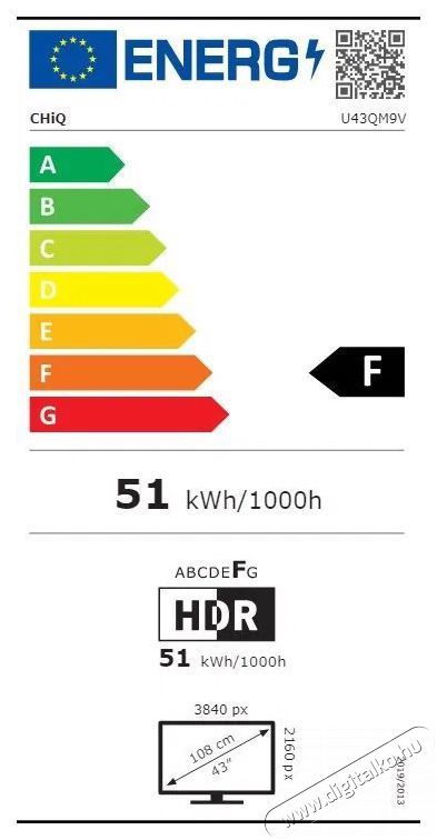 CHiQ U50QM9V Telev&iacute;zi&oacute;k - LED telev&iacute;zi&oacute; - UHD 4K felbont&aacute;s&uacute; - 505803