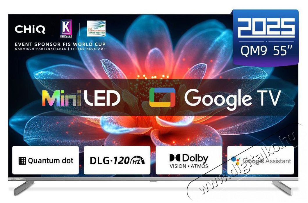 CHiQ M55QN9G Telev&iacute;zi&oacute;k - LED telev&iacute;zi&oacute; - UHD 4K felbont&aacute;s&uacute; - 511864