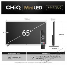 CHiQ M65QN9G Telev&iacute;zi&oacute;k - LED telev&iacute;zi&oacute; - UHD 4K felbont&aacute;s&uacute; - 511863