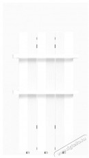 Cini FN3-100M, 1000x558, 750W - fehér Melegvizes radiátor Háztartás / Otthon / Kültér - Fűtés - Fali fűtőtest - 524520