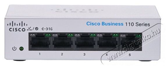 Cisco CBS110-5T-D 5x GbE LAN port nem menedzselhető switch Iroda &eacute;s sz&aacute;m&iacute;t&aacute;stechnika - H&aacute;l&oacute;zat - Switch - 444710