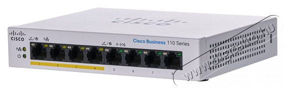 Cisco CBS110-8PP-D 4x GbE PoE LAN 4x GbE LAN port nem menedzselhető switch Iroda &eacute;s sz&aacute;m&iacute;t&aacute;stechnika - H&aacute;l&oacute;zat - Switch - 444149