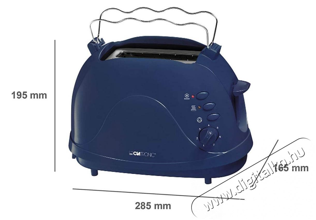 Clatronic TA 3565 keny&eacute;rpir&iacute;t&oacute; - k&eacute;k Konyhai term&eacute;kek - Konyhai kisg&eacute;p (s&uuml;t&eacute;s / főz&eacute;s / hűt&eacute;s / &eacute;telk&eacute;sz&iacute;t&eacute;s) - Keny&eacute;rpir&iacute;t&oacute; - 347937
