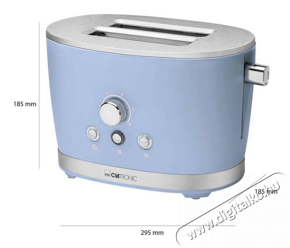 Clatronic TA 3690 keny&eacute;rpir&iacute;t&oacute; - k&eacute;k Konyhai term&eacute;kek - Konyhai kisg&eacute;p (s&uuml;t&eacute;s / főz&eacute;s / hűt&eacute;s / &eacute;telk&eacute;sz&iacute;t&eacute;s) - Keny&eacute;rpir&iacute;t&oacute; - 360601