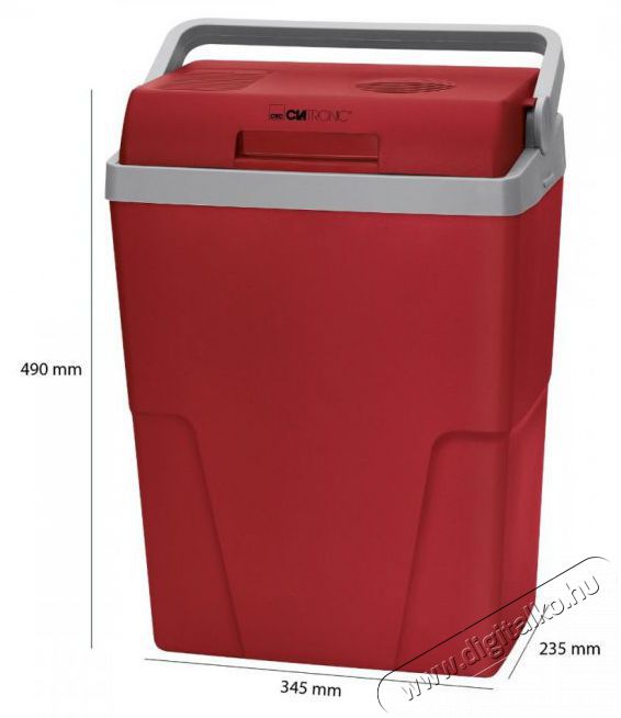 Clatronic KB 3713 piros-sz&uuml;rke hűtődoboz Konyhai term&eacute;kek - Hűtő, fagyaszt&oacute; (szabadon&aacute;ll&oacute;) - Hordozhat&oacute; hűtőt&aacute;ska - 410268