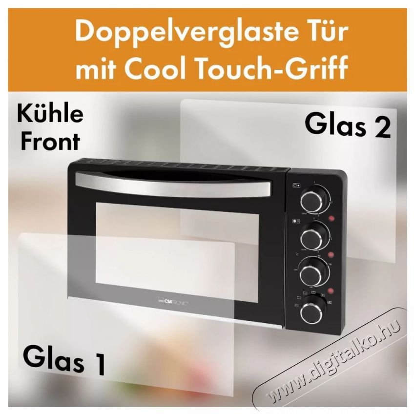 Clatronic KK 3786 mini konyha Konyhai term&eacute;kek - S&uuml;tő-főzőlap, tűzhely (szabadon&aacute;ll&oacute;) - Mini s&uuml;tő / mini grill / mini konyha - 493449