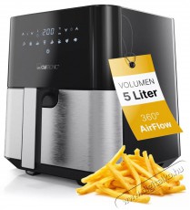 Clatronic FR 3782 H inox Forr&oacute;levegős s&uuml;tő Konyhai term&eacute;kek - Konyhai kisg&eacute;p (s&uuml;t&eacute;s / főz&eacute;s / hűt&eacute;s / &eacute;telk&eacute;sz&iacute;t&eacute;s) - L&eacute;gkever&eacute;ses főzőg&eacute;p / elektromos kukta / multifunkci&oacute;s s&uuml;tő - 494838