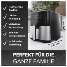 Clatronic FR 3782 H inox Forr&oacute;levegős s&uuml;tő Konyhai term&eacute;kek - Konyhai kisg&eacute;p (s&uuml;t&eacute;s / főz&eacute;s / hűt&eacute;s / &eacute;telk&eacute;sz&iacute;t&eacute;s) - L&eacute;gkever&eacute;ses főzőg&eacute;p / elektromos kukta / multifunkci&oacute;s s&uuml;tő - 494838