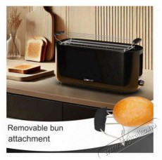 Clatronic TA 3802 fekete keny&eacute;rpir&iacute;t&oacute; Konyhai term&eacute;kek - Konyhai kisg&eacute;p (s&uuml;t&eacute;s / főz&eacute;s / hűt&eacute;s / &eacute;telk&eacute;sz&iacute;t&eacute;s) - Keny&eacute;rpir&iacute;t&oacute; - 510342