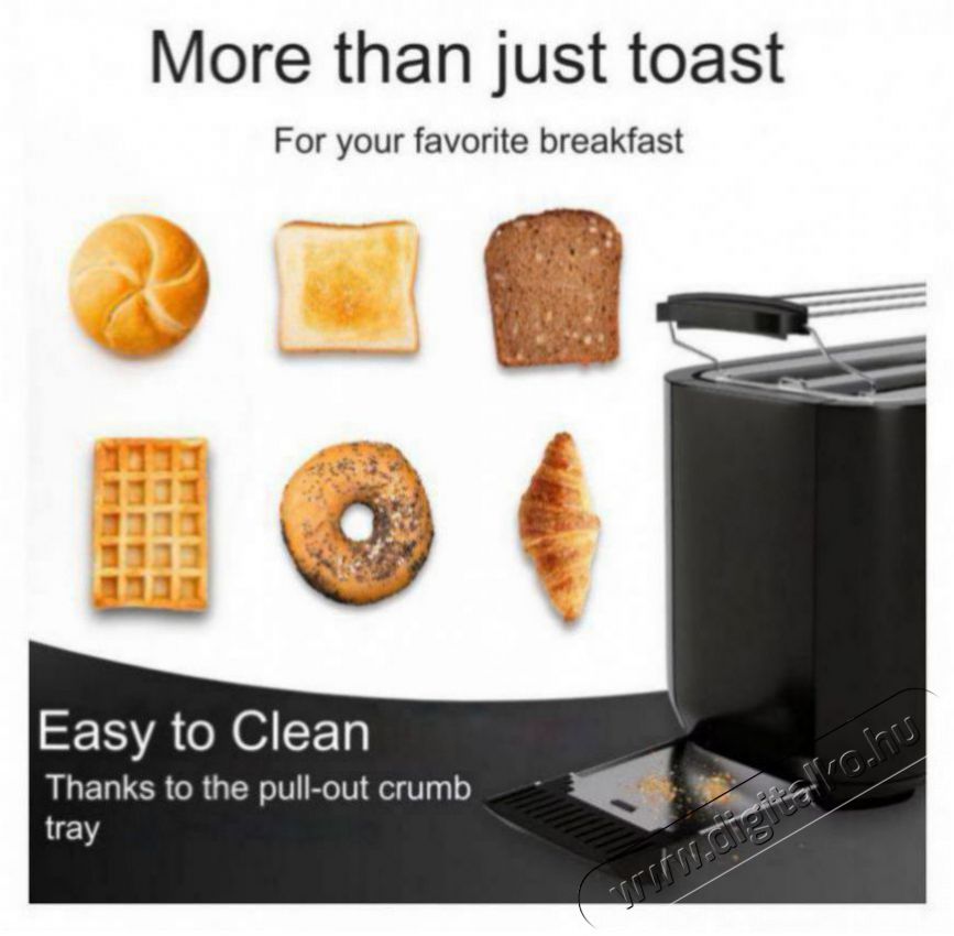 Clatronic TA 3802 fekete keny&eacute;rpir&iacute;t&oacute; Konyhai term&eacute;kek - Konyhai kisg&eacute;p (s&uuml;t&eacute;s / főz&eacute;s / hűt&eacute;s / &eacute;telk&eacute;sz&iacute;t&eacute;s) - Keny&eacute;rpir&iacute;t&oacute; - 510342