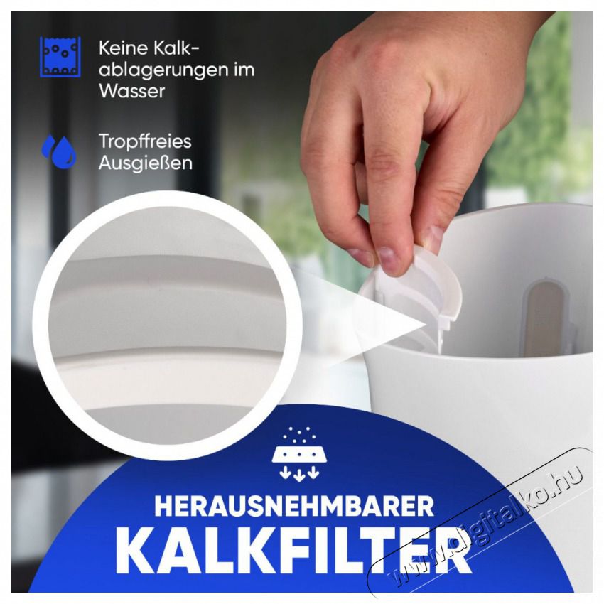 Clatronic WK 3819 feh&eacute;r v&iacute;zforral&oacute; Konyhai term&eacute;kek - V&iacute;zforral&oacute; / teafőző - 513300