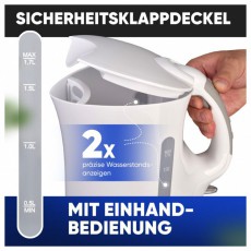 Clatronic WK 3819 feh&eacute;r v&iacute;zforral&oacute; Konyhai term&eacute;kek - V&iacute;zforral&oacute; / teafőző - 513300