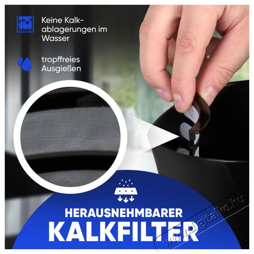 Clatronic WK 3819 fekete v&iacute;zforral&oacute; Konyhai term&eacute;kek - V&iacute;zforral&oacute; / teafőző - 513299