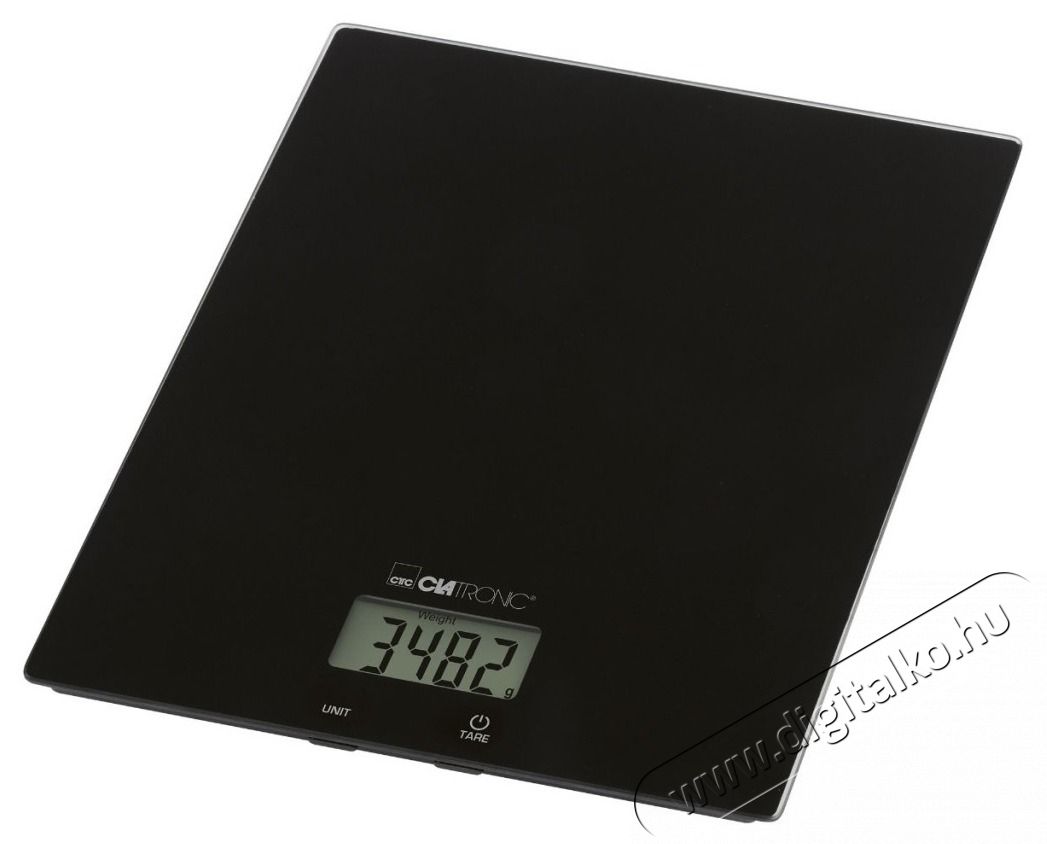 Clatronic KW 3820 fekete &uuml;veg konyhai m&eacute;rleg Konyhai term&eacute;kek - Konyhai m&eacute;rleg - 531156