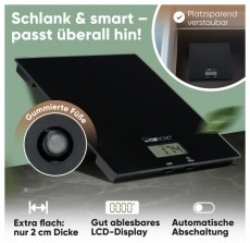 Clatronic KW 3820 fekete &uuml;veg konyhai m&eacute;rleg Konyhai term&eacute;kek - Konyhai m&eacute;rleg - 531156