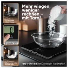 Clatronic KW 3820 fekete &uuml;veg konyhai m&eacute;rleg Konyhai term&eacute;kek - Konyhai m&eacute;rleg - 531156