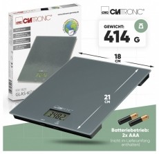 Clatronic KW 3820 sz&uuml;rke &uuml;veg konyhai m&eacute;rleg Konyhai term&eacute;kek - Konyhai m&eacute;rleg - 531155