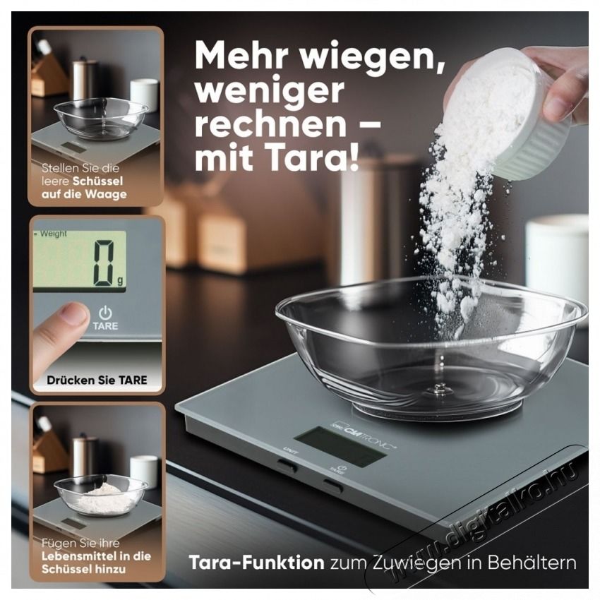 Clatronic KW 3820 sz&uuml;rke &uuml;veg konyhai m&eacute;rleg Konyhai term&eacute;kek - Konyhai m&eacute;rleg - 531155